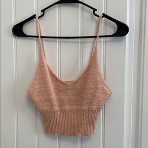 2/$20 EUC Debut Knit crop top OS